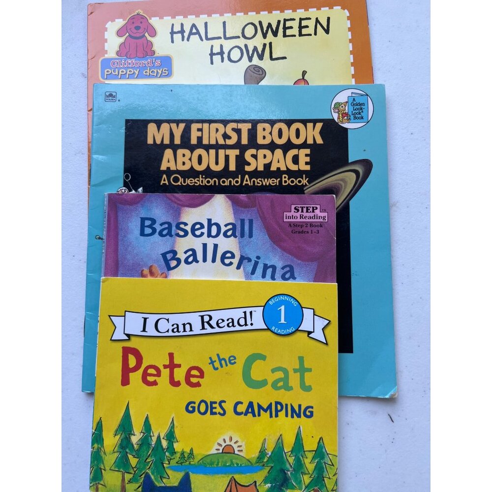 Childrens Book‎ Bundle of 4 Beginning & Step 2 Readers Education Teacher